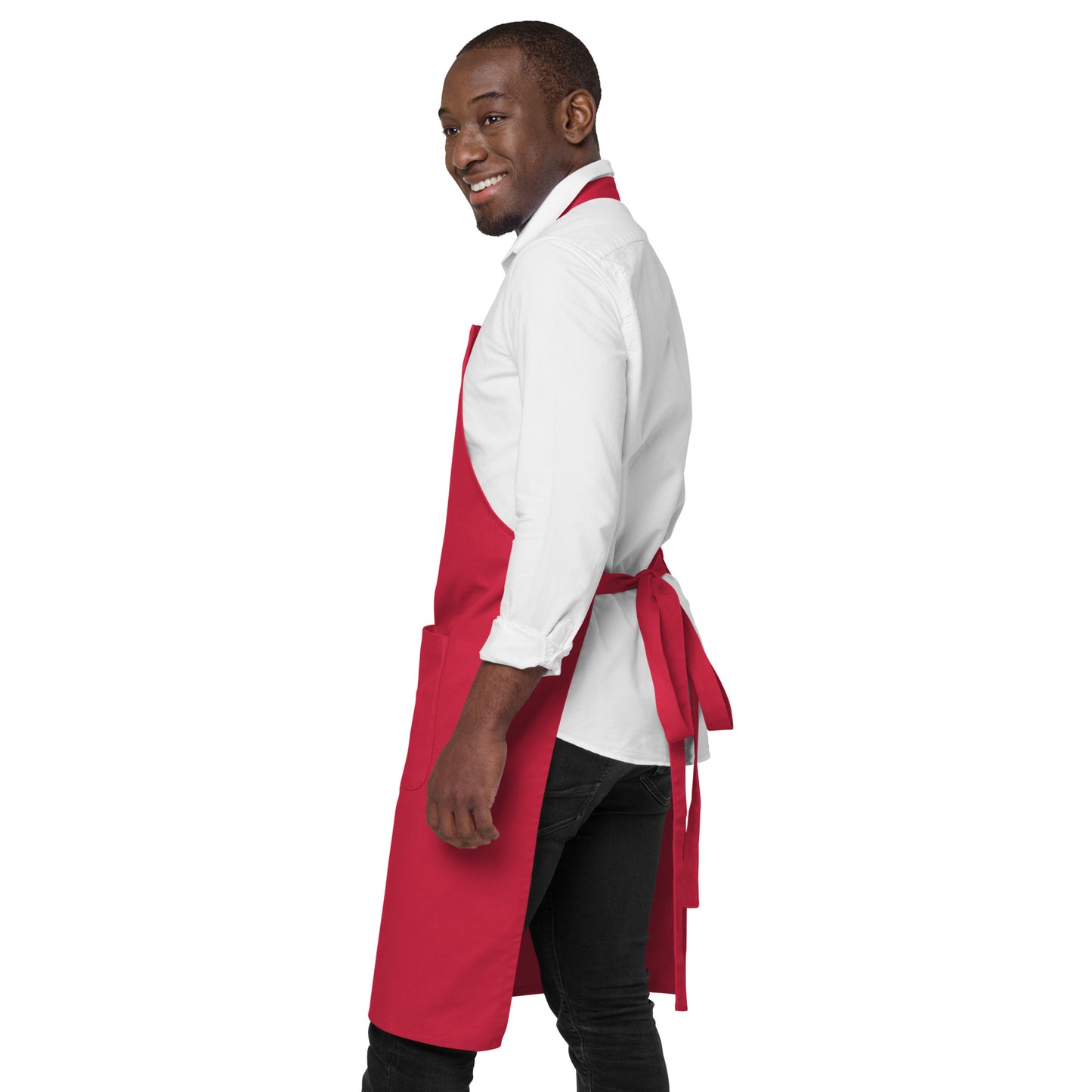 ORGANIC DOUBLE HEART APRON