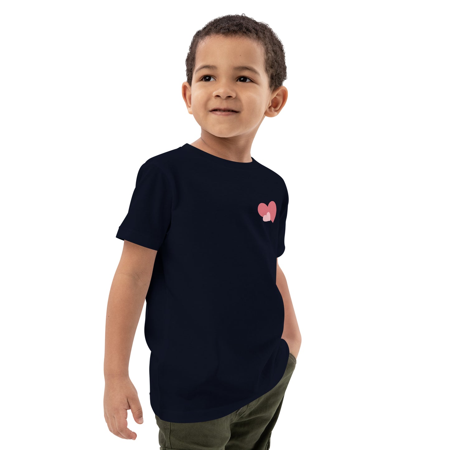 ORGANIC COTTON DOUBLE HEART KIDS’ SHIRT