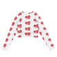 RECYCLED WOMEN’S LONG-SLEEVE CROP TOP