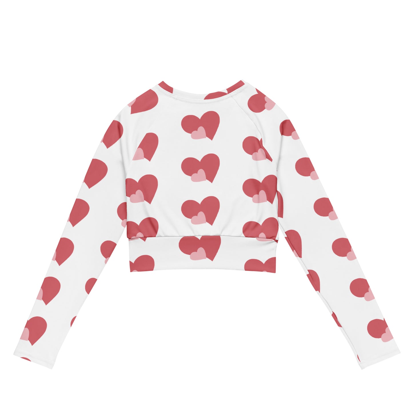 RECYCLED WOMEN’S LONG-SLEEVE CROP TOP