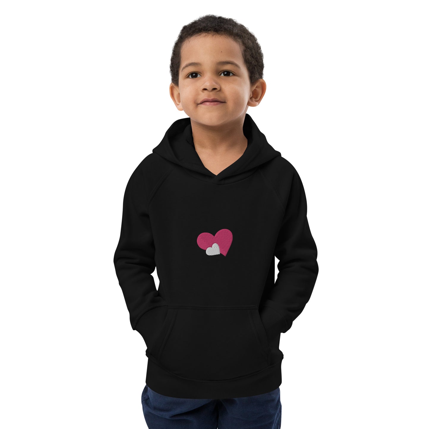 KIDS’ DOUBLE HEART HOODIE