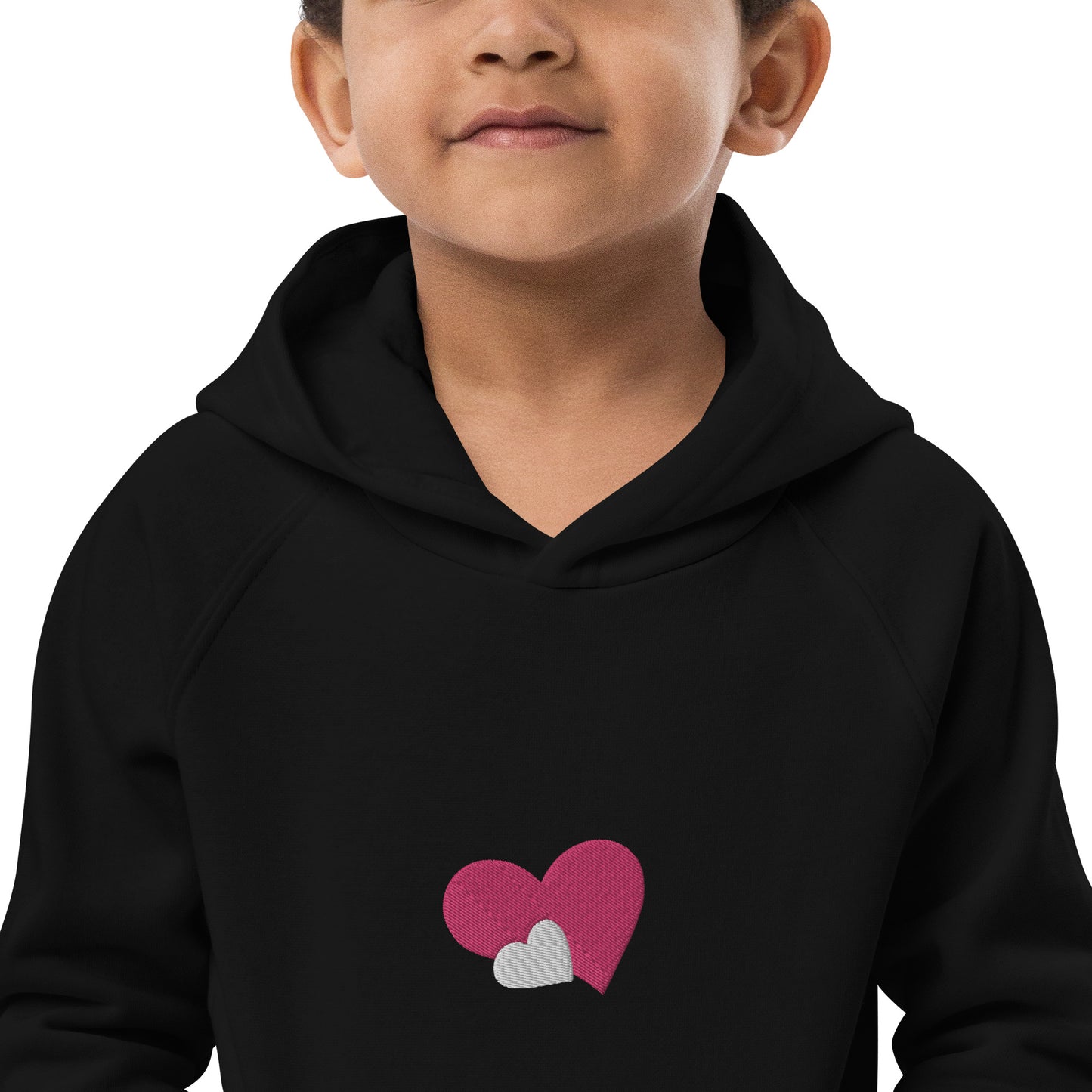 KIDS’ DOUBLE HEART HOODIE