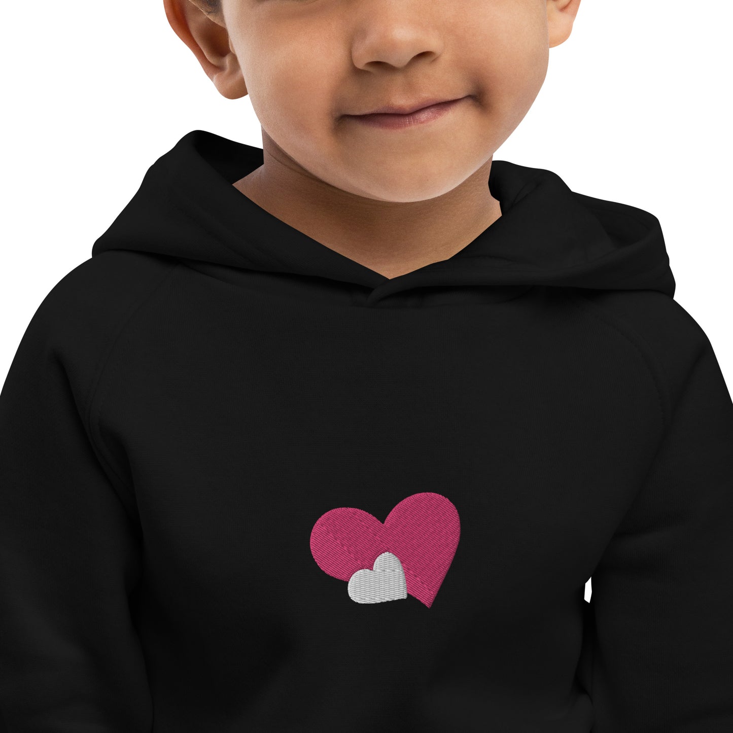 KIDS’ DOUBLE HEART HOODIE