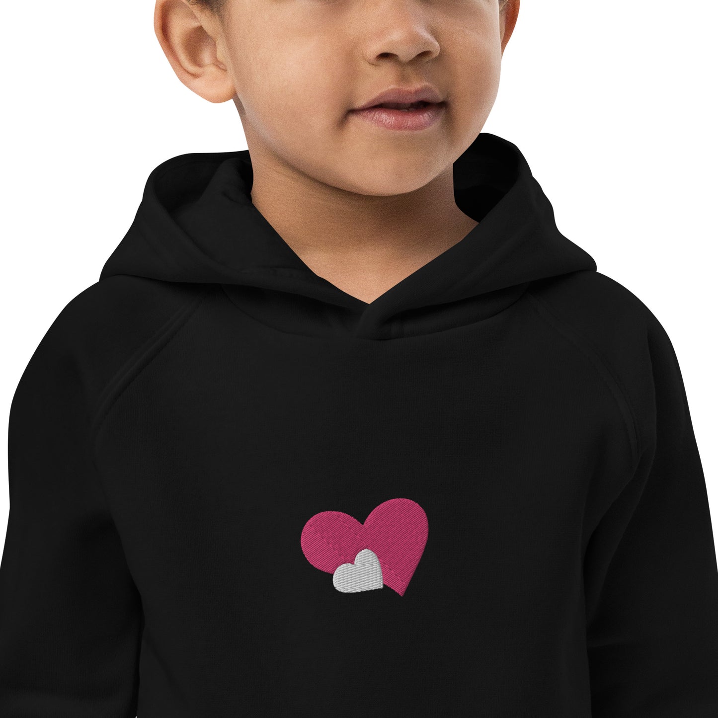 KIDS’ DOUBLE HEART HOODIE