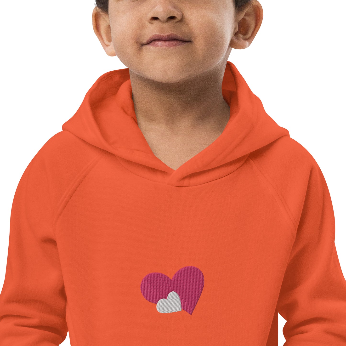 KIDS’ DOUBLE HEART HOODIE