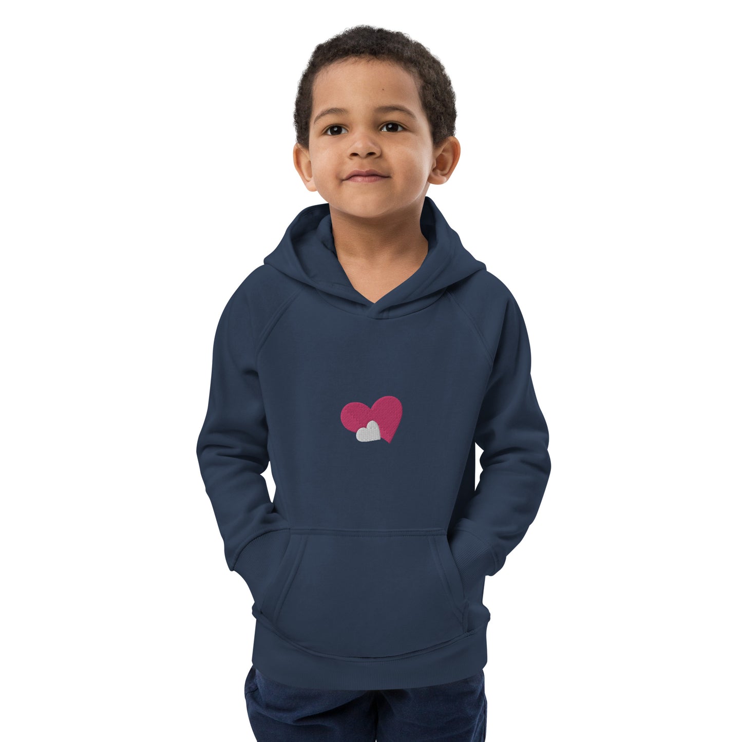 KIDS’ DOUBLE HEART HOODIE