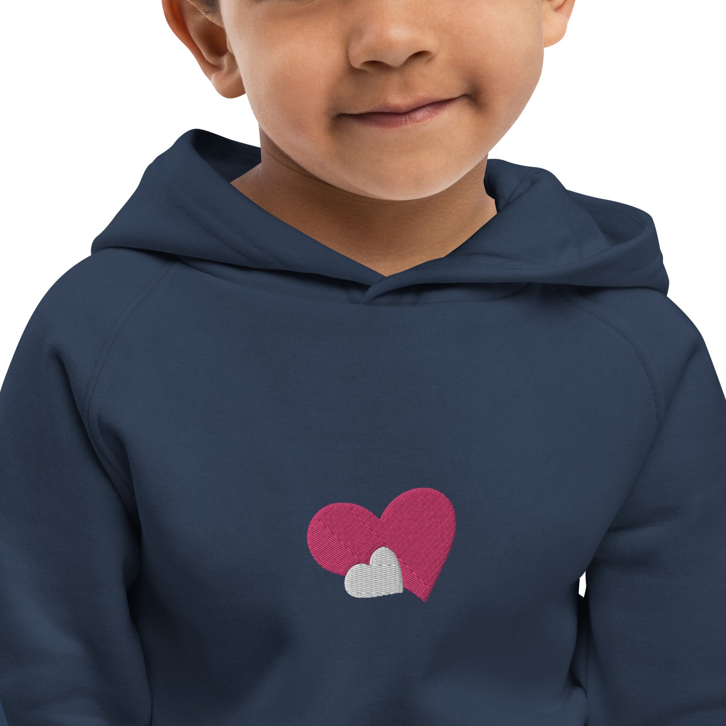 KIDS’ DOUBLE HEART HOODIE