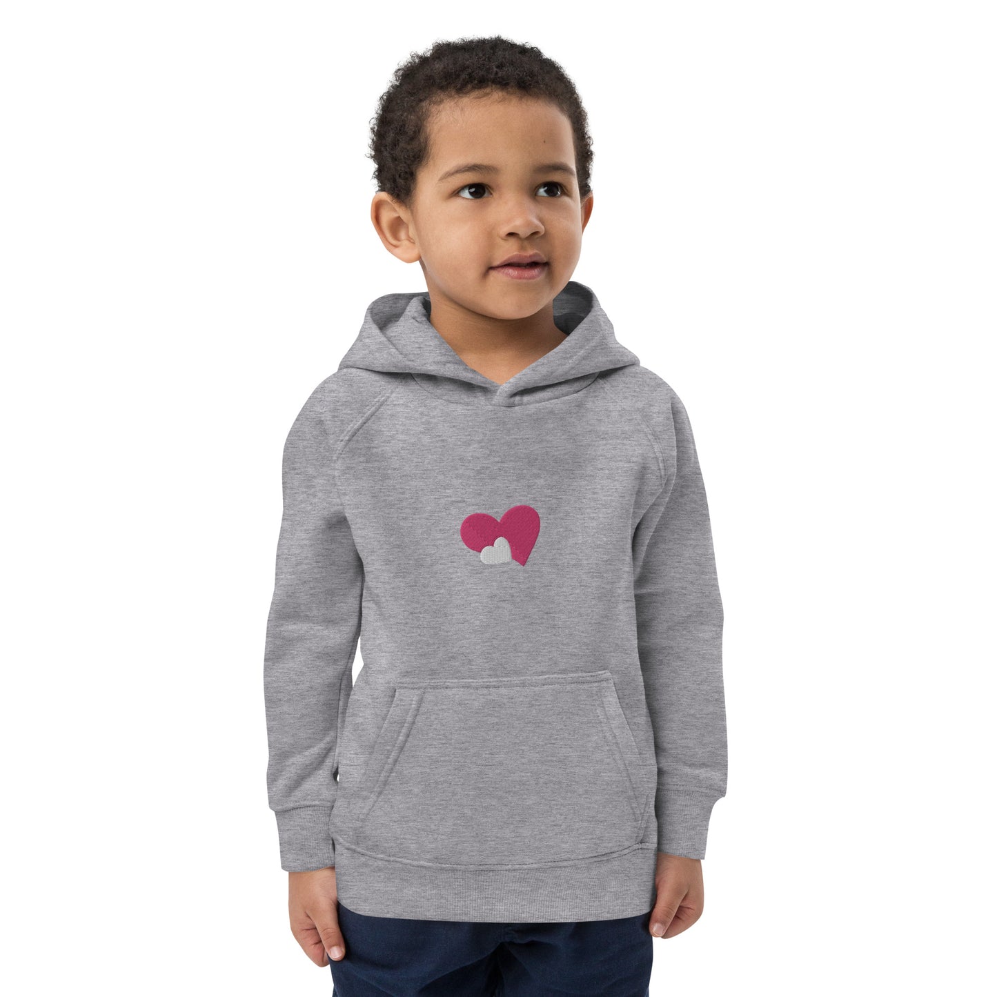 KIDS’ DOUBLE HEART HOODIE