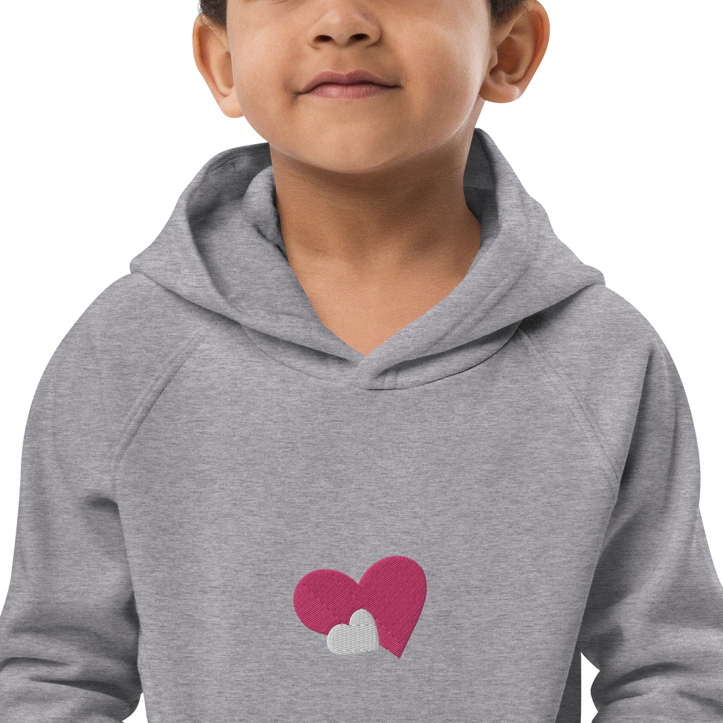 KIDS’ DOUBLE HEART HOODIE