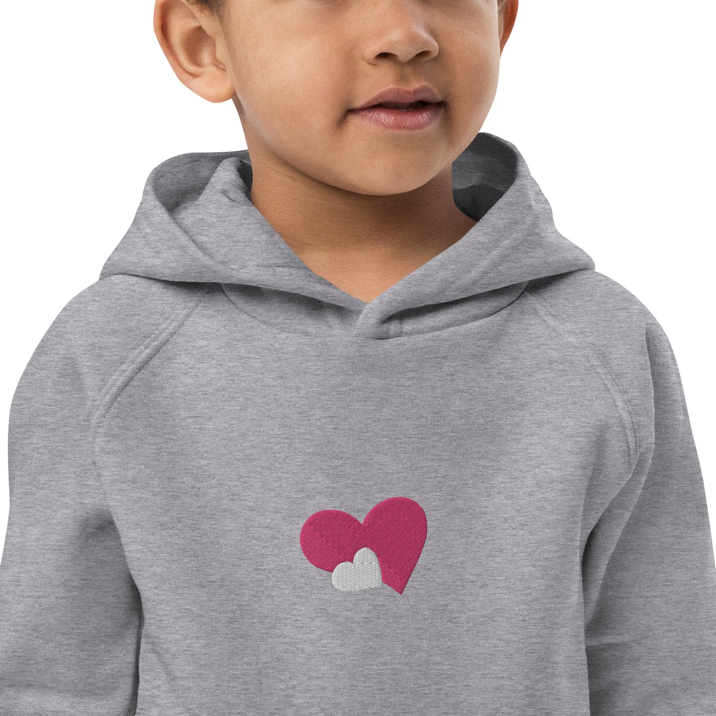 KIDS’ DOUBLE HEART HOODIE