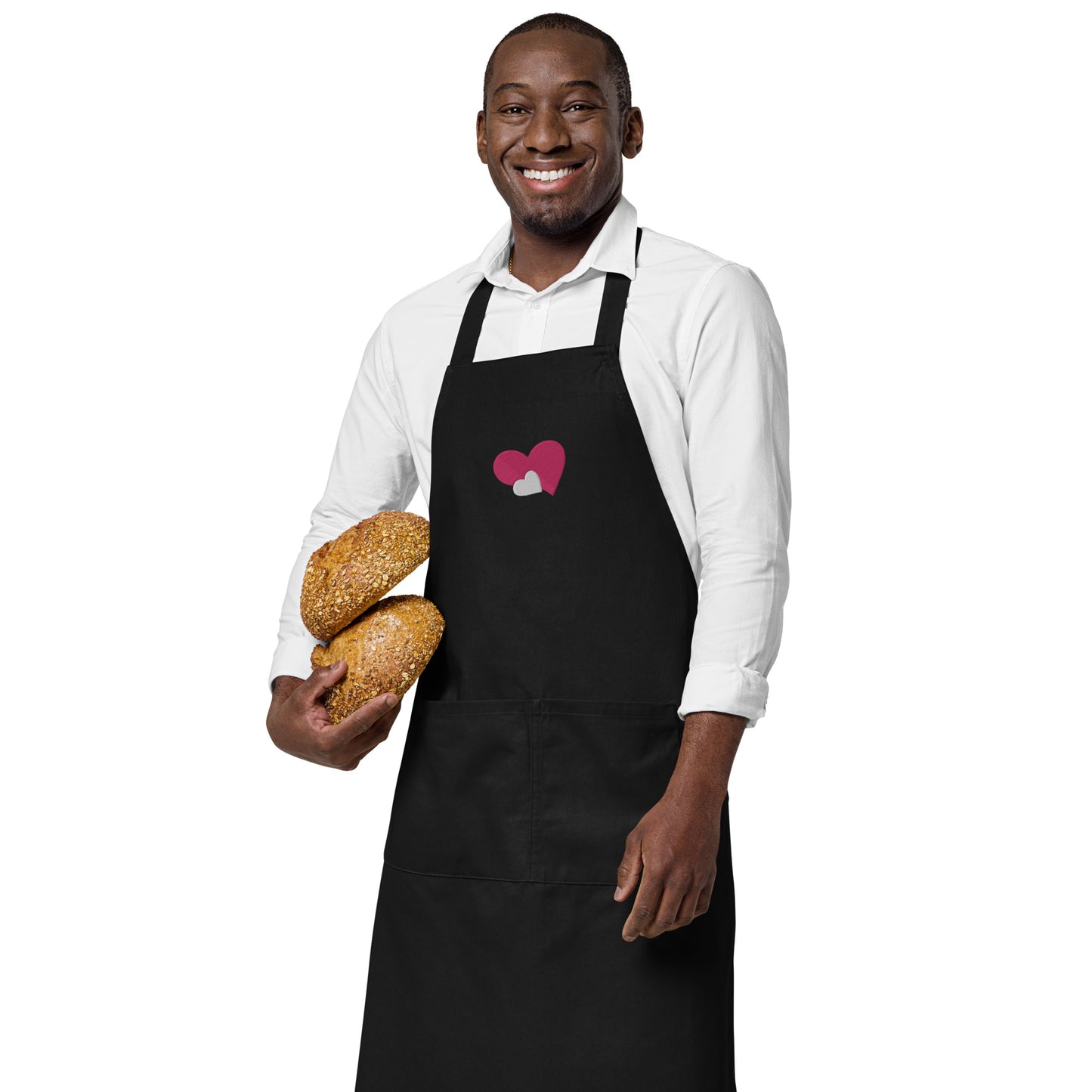 ORGANIC DOUBLE HEART APRON