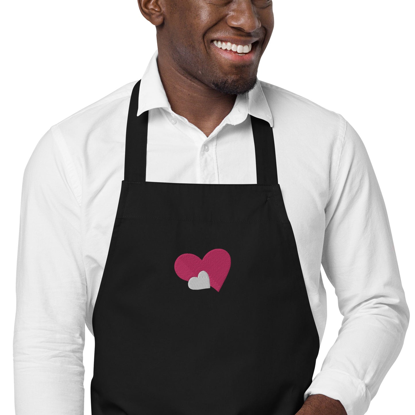 ORGANIC DOUBLE HEART APRON