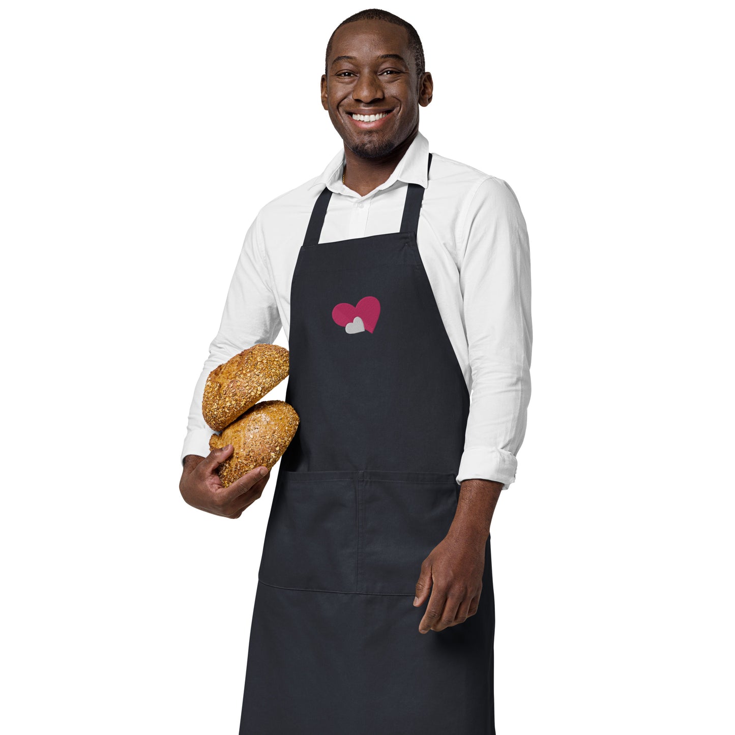 ORGANIC DOUBLE HEART APRON