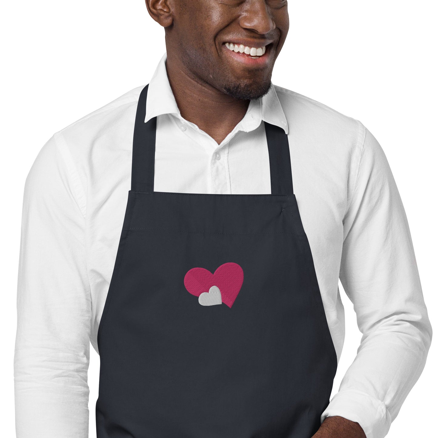 ORGANIC DOUBLE HEART APRON