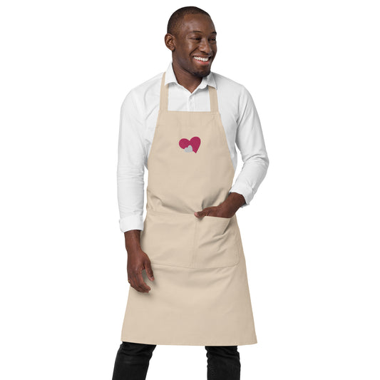 ORGANIC DOUBLE HEART APRON