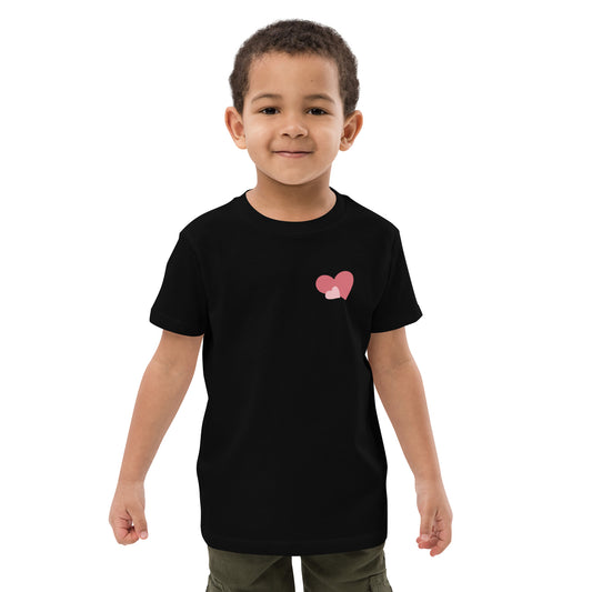 ORGANIC COTTON DOUBLE HEART KIDS’ SHIRT