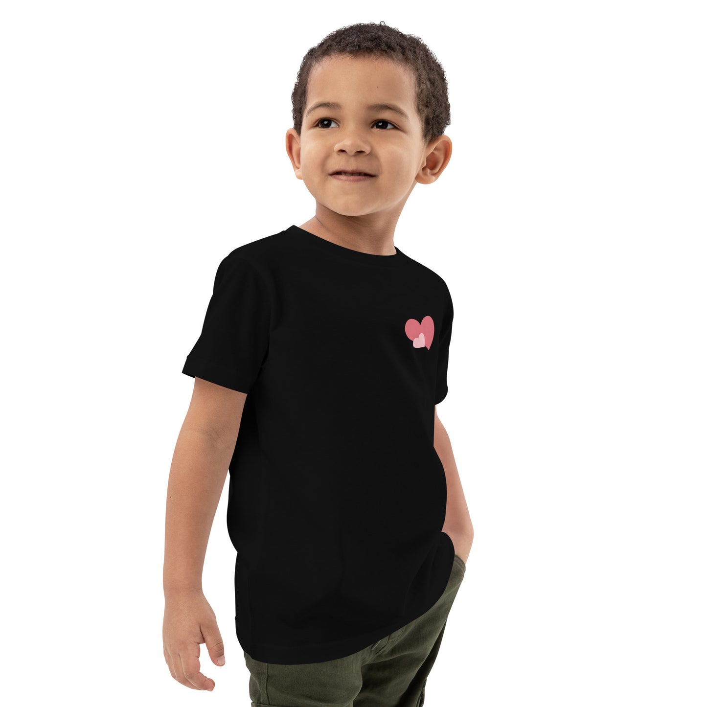 ORGANIC COTTON DOUBLE HEART KIDS’ SHIRT