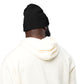 ORGANIC RIBBED DOUBLE HEART BEANIE