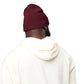 ORGANIC RIBBED DOUBLE HEART BEANIE