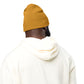 ORGANIC RIBBED DOUBLE HEART BEANIE